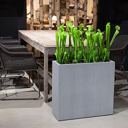 SOLID Room Divider Rectangular Fiberstone Planter