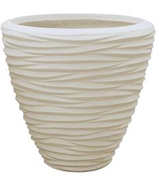 Composits Polystone Couple Seaside Indoor Planter Pot