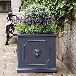 IDEALIST Lite Faux Lead Light Concrete Garden Planter