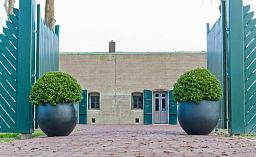 Fibrestone Jumbo Orb Round Planter by Idealist Premium