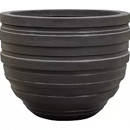 Polystone Ribbed Planter | Indoor and Outdoor Plant Pot