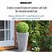 IDEALIST Lite Contemporary Round Vase Stone Grey Light Concrete Planter