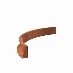 CorTen 3ml Retaining Wall Inside Curve