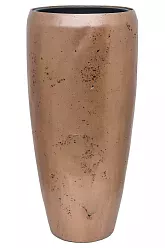 Opus Raw Polystone Tall Planter + Liner | Round Indoor Plant Pot Opus Raw Polystone Tall Planter + Liner | Round Indoor Plant Pot