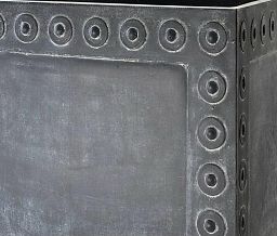 Cromwell Fiberglass Cube Antique FL Planter Pot In/Out