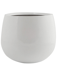 Fiberstone Kevan M Glossy Round Planter
