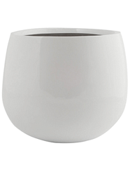 Fiberstone Kevan M Glossy Round Planter