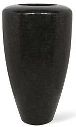 Geo Round Tall Polystone Indoor Planter