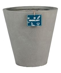 IDEALIST Lite Round Contemporary Light Concrete Planter