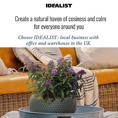 IDEALIST Lite Honeycomb Style Bowl Outdoor Planter