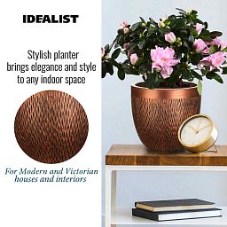 IDEALIST Lite Mesh Style Round Indoor Planter
