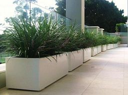 Florida Outdoor Aluminum Trough Planter