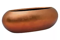 Silver Leaf  Large Oval Planter | Indoor Plant Pot