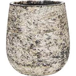 Atlas Round Planter | Fiberstone Indoor and Outdoor Plant Pot Vase