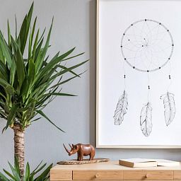 Yucca in LECHUZA CLASSICO LS Self-watering Planter, Total Height 80 cm