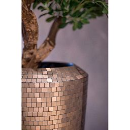 PIXEL Tall Fiberglass Planter