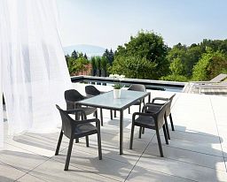 LECHUZA Patio Dining Garden Table