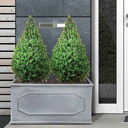 IDEALIST Lite Faux Lead Chelsea Light Concrete Through Planter