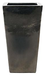Ceramic Square Tall Glossy Planter Pot In/Out
