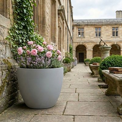 IDEALIST Lite Contemporary Light Concrete Egg Planter