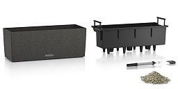 LECHUZA BALCONERA Stone Trough Poly Resin Self-watering Planter Set