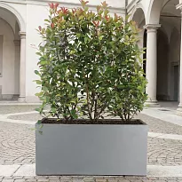 IDEALIST Lite Contemporary Trough Garden Planter, Grey Light Concrete ...