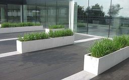 Florida Outdoor Aluminum Trough Planter