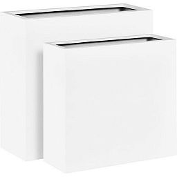 SOLID Room Divider Rectangular Fiberstone Planter