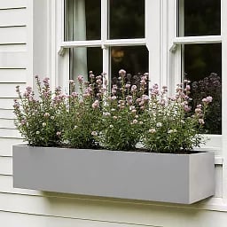 IDEALIST Lite Window Box Light Concrete Planter