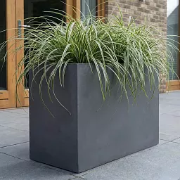 IDEALIST Lite Contemporary Light Concrete Trough Planter