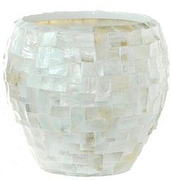 Oceana Couple Round Indoor Planter
