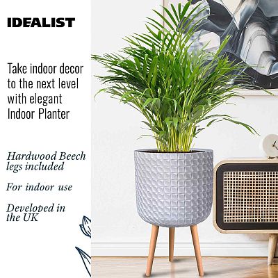 IDEALIST Lite Faceted Effect Planter on Legs