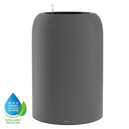 LECHUZA HAVALO Round Poly Resin Self-watering Planter