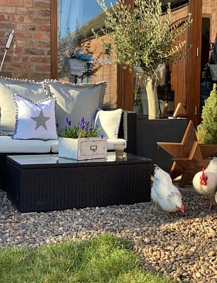 IDEALIST Lite Square Box Contemporary Light Concrete Planter