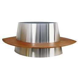 Superline Galileo G3 (8 seat) on Wheels Round Indoor Planter