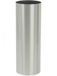 Parel Column Tall Stainless Steel Brushed on Felt (1,2Mm) Indoor Planter
