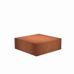 Corten Steel Square Pedestal