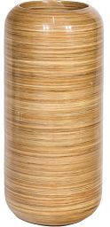 Vespucci Wicker Round Tall Polystone Indoor Planter