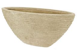 Composits Polystone Seaside Oval Indoor Planter Pot