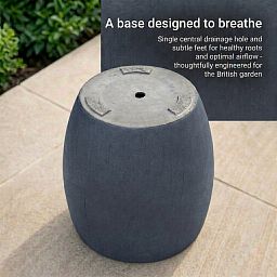 IDEALIST Lite Contemporary Light Concrete Egg Planter