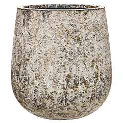 Atlas Round Planter | Fiberstone Indoor and Outdoor Plant Pot Vase