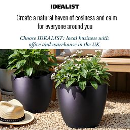 IDEALIST Lite Contemporary Light Concrete Egg Planter