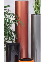 Tom Contemporary Round Tall GRP RAL Planter