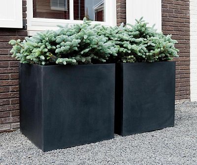 Square Fiberstone Planter by Idealist Premium