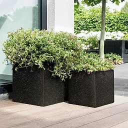 IDEALIST Lite Square Box Contemporary Marble Light Concrete Planter