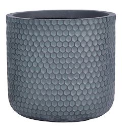 IDEALIST Lite Honeycomb Style Cylinder Round Outdoor Planter