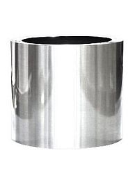 President Topper Round Aluminium polished Indoor Planter