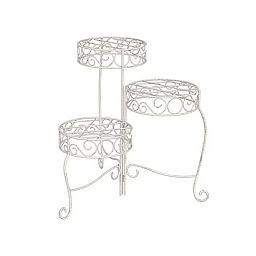French Country Scroll 3-Tier Plant Stand