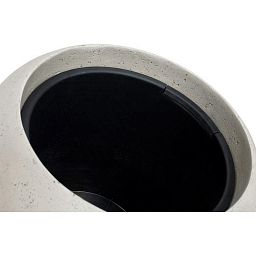 Cigar Round Tall Polystone Outdoor Planter
