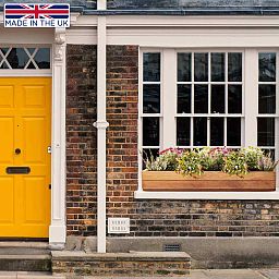 Rustic Scandinavian Redwood Window Box Outdoor Planter Made in UK by HORTICO